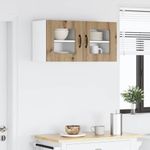 Casa si Gradina - Mobilier - Comode si corpuri - Corpuri bucatarie - Dulap suspendat de bucatarie cu raft 2 pcs Stejar Artizanal - Infinity.ro