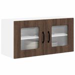 Casa si Gradina - Mobilier - Comode si corpuri - Corpuri bucatarie - Dulap suspendat de bucatarie Stejar inchis 80 x 31 x 40 cm - Infinity.ro