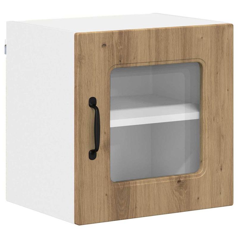 Casa si Gradina - Mobilier - Comode si corpuri - Corpuri bucatarie - Dulap suspendat de bucatarie cu raft 2 pcs Stejar Artizanal - Infinity.ro