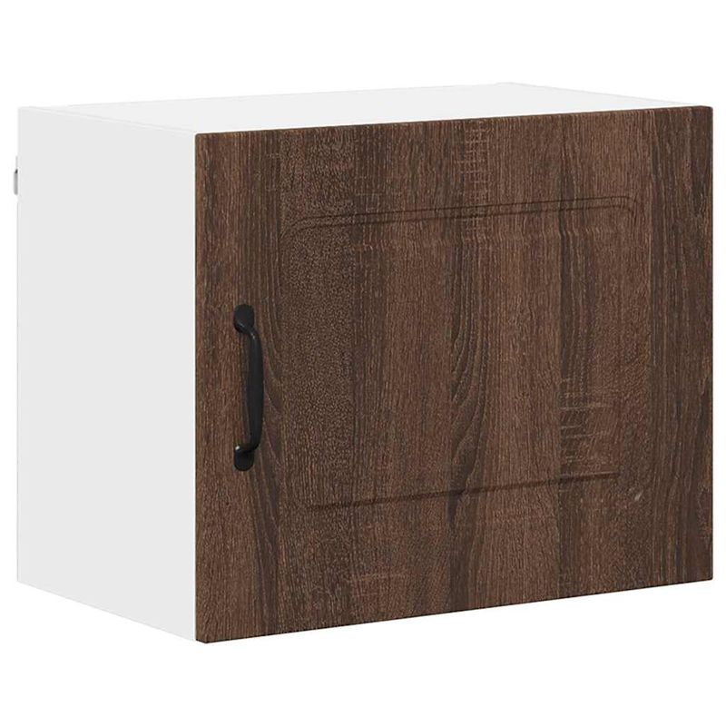 Casa si Gradina - Mobilier - Comode si corpuri - Corpuri bucatarie - Dulap suspendat de bucatarie cu raft cu usa 2 pcs Stejar inchis - Infinity.ro