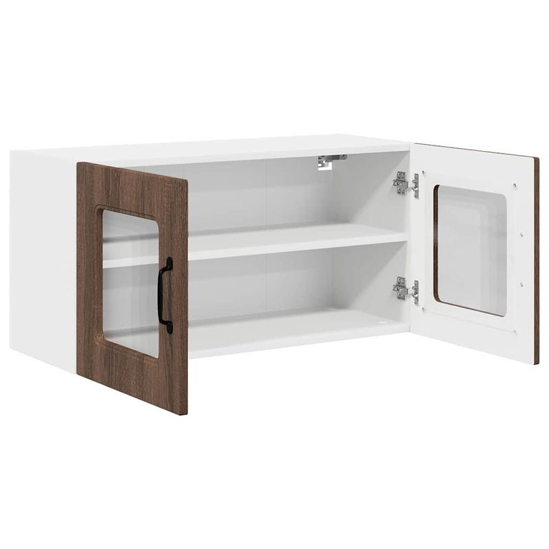 Casa si Gradina - Mobilier - Comode si corpuri - Corpuri bucatarie - Dulap suspendat de bucatarie Stejar inchis 80 x 31 x 40 cm - Infinity.ro