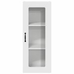 Casa si Gradina - Mobilier - Comode si corpuri - Corpuri bucatarie - Dulap suspendat de bucatarie cu usa Alb lucios 40 x 31 x 100 cm - Infinity.ro