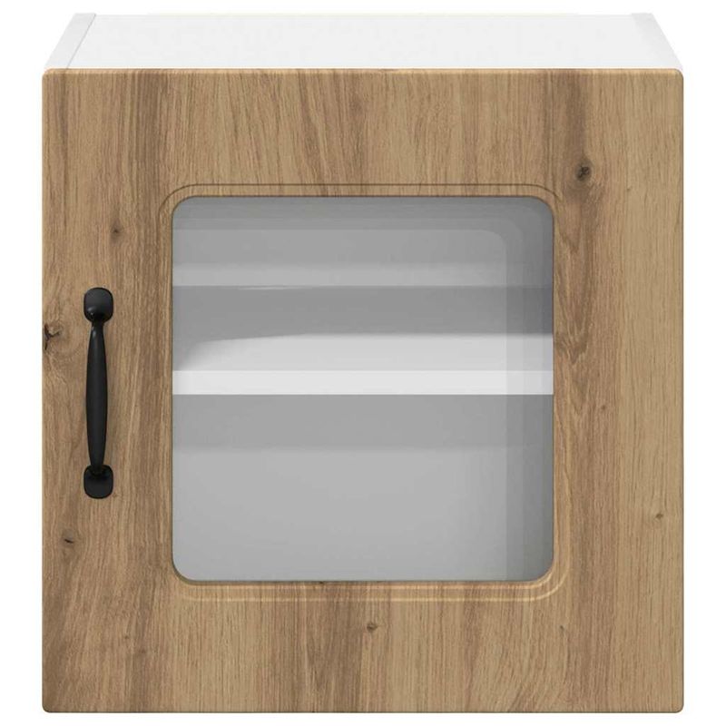 Casa si Gradina - Mobilier - Comode si corpuri - Corpuri bucatarie - Dulap suspendat de bucatarie cu raft 2 pcs Stejar Artizanal - Infinity.ro