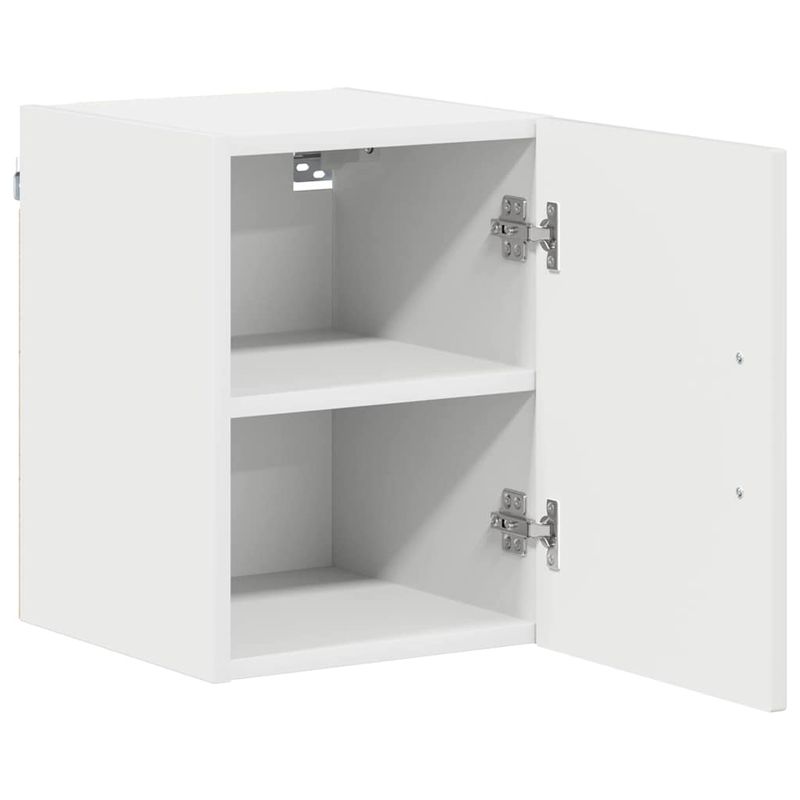 Casa si Gradina - Mobilier - Comode si corpuri - Corpuri bucatarie - Dulap suspendat de bucatarie cu raft Alb lucios 30 x 31 x 40 cm - Infinity.ro
