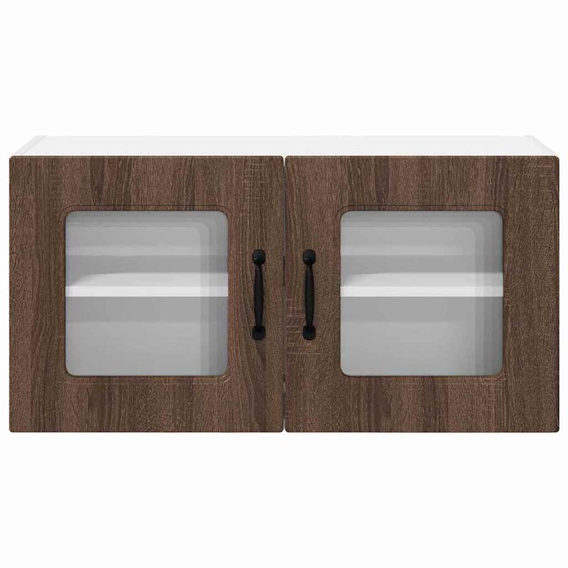 Casa si Gradina - Mobilier - Comode si corpuri - Corpuri bucatarie - Dulap suspendat de bucatarie Stejar inchis 80 x 31 x 40 cm - Infinity.ro