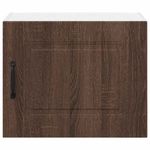 Casa si Gradina - Mobilier - Comode si corpuri - Corpuri bucatarie - Dulap suspendat de bucatarie cu raft cu usa 2 pcs Stejar inchis - Infinity.ro