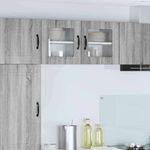 Casa si Gradina - Mobilier - Comode si corpuri - Corpuri bucatarie - Dulap suspendat de bucatarie 2 pcs Gri Sonoma 40 x 31 x 40 cm - Infinity.ro