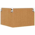 Casa si Gradina - Mobilier - Comode si corpuri - Corpuri bucatarie - Dulap suspendat de bucatarie cu raft Alb lucios 57 x 57 x 40 cm - Infinity.ro