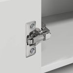 Casa si Gradina - Mobilier - Comode si corpuri - Corpuri bucatarie - Dulap suspendat de bucatarie cu raft Alb lucios 57 x 57 x 40 cm - Infinity.ro