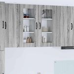 Casa si Gradina - Mobilier - Comode si corpuri - Corpuri bucatarie - Dulap suspendat de bucatarie cu raft Gri Sonoma 40 x 31 x 80 cm - Infinity.ro