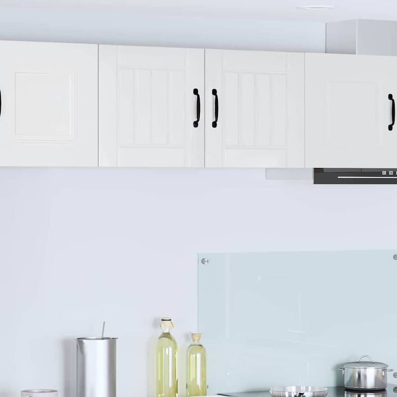 Casa si Gradina - Mobilier - Comode si corpuri - Corpuri bucatarie - Dulap suspendat de bucatarie 2 pcs Alb lucios 40 x 31 x 40 cm - Infinity.ro