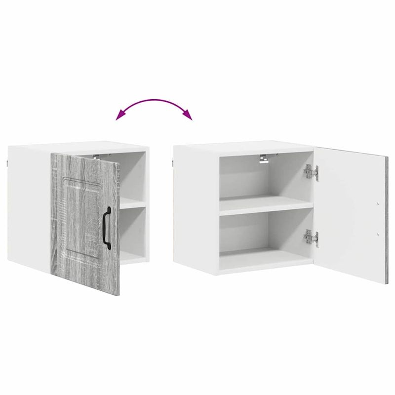Casa si Gradina - Mobilier - Comode si corpuri - Corpuri bucatarie - Dulap suspendat de bucatarie 2 pcs Gri Sonoma 40 x 31 x 40 cm - Infinity.ro