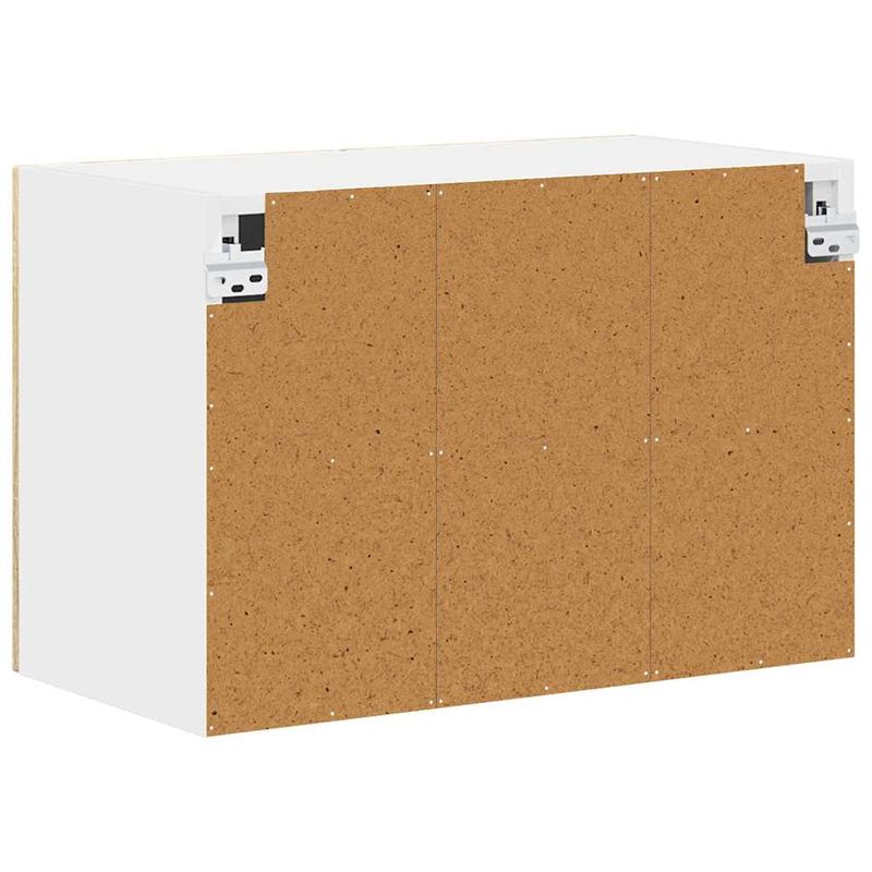 Casa si Gradina - Mobilier - Comode si corpuri - Corpuri bucatarie - Dulap suspendat de bucatarie cu raft cu usa 2 pcs Stejar Sonoma - Infinity.ro