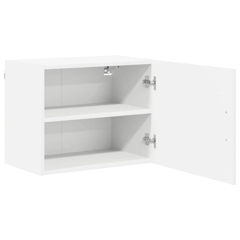 Casa si Gradina - Mobilier - Comode si corpuri - Corpuri bucatarie - Dulap suspendat de bucatarie cu raft 2 pcs Alb 50 x 31 x 40 cm - Infinity.ro