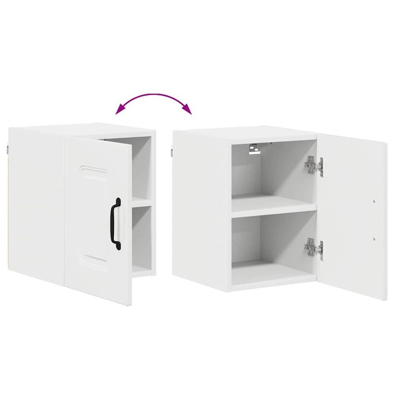 Casa si Gradina - Mobilier - Comode si corpuri - Corpuri bucatarie - Dulap suspendat de bucatarie cu raft Alb lucios 30 x 31 x 40 cm - Infinity.ro