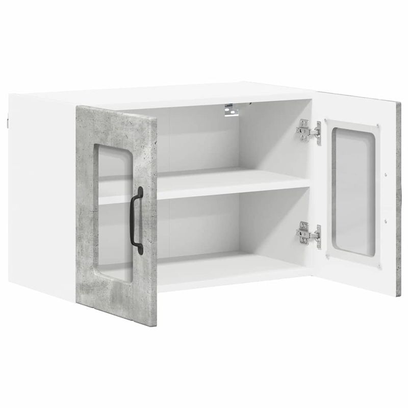 Casa si Gradina - Mobilier - Comode si corpuri - Corpuri bucatarie - Dulap suspendat de bucatarie Gri din beton 60 x 31 x 40 cm - Infinity.ro