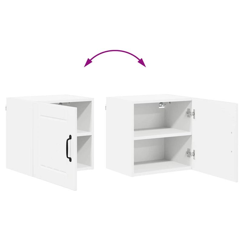Casa si Gradina - Mobilier - Comode si corpuri - Corpuri bucatarie - Dulap suspendat de bucatarie 2 pcs Alb lucios 40 x 31 x 40 cm - Infinity.ro