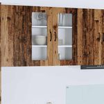 Casa si Gradina - Mobilier - Comode si corpuri - Corpuri bucatarie - Dulap suspendat de bucatarie cu raft Lemn Vechi 80 x 31 x 80 cm - Infinity.ro