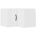 Casa si Gradina - Mobilier - Comode si corpuri - Corpuri bucatarie - Dulap suspendat de bucatarie cu raft Alb lucios 57 x 57 x 40 cm - Infinity.ro