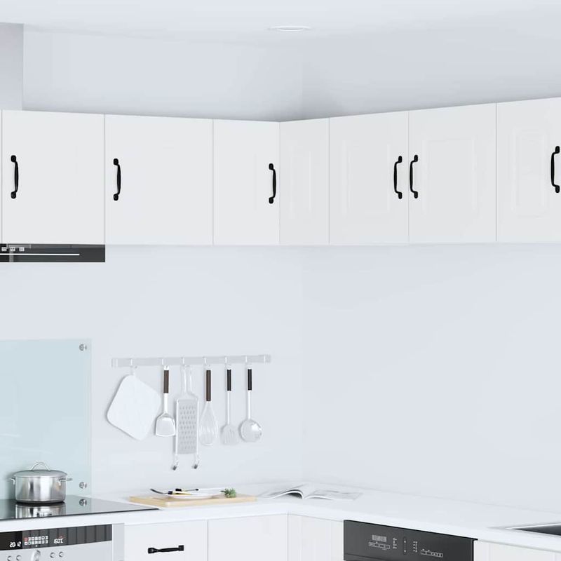 Casa si Gradina - Mobilier - Comode si corpuri - Corpuri bucatarie - Dulap suspendat de bucatarie Alb 57 x 57 x 40 cm Lemn compozit - Infinity.ro