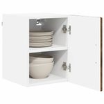 Casa si Gradina - Mobilier - Comode si corpuri - Corpuri bucatarie - Dulap suspendat de bucatarie cu raft 2 pcs Stejar fumuriu - Infinity.ro