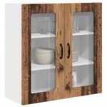 Casa si Gradina - Mobilier - Comode si corpuri - Corpuri bucatarie - Dulap suspendat de bucatarie cu raft Lemn Vechi 80 x 31 x 80 cm - Infinity.ro