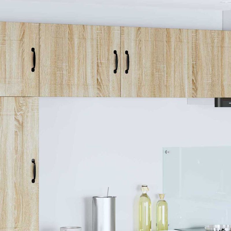 Casa si Gradina - Mobilier - Comode si corpuri - Corpuri bucatarie - Dulap suspendat de bucatarie cu raft 2 pcs Stejar Sonoma - Infinity.ro