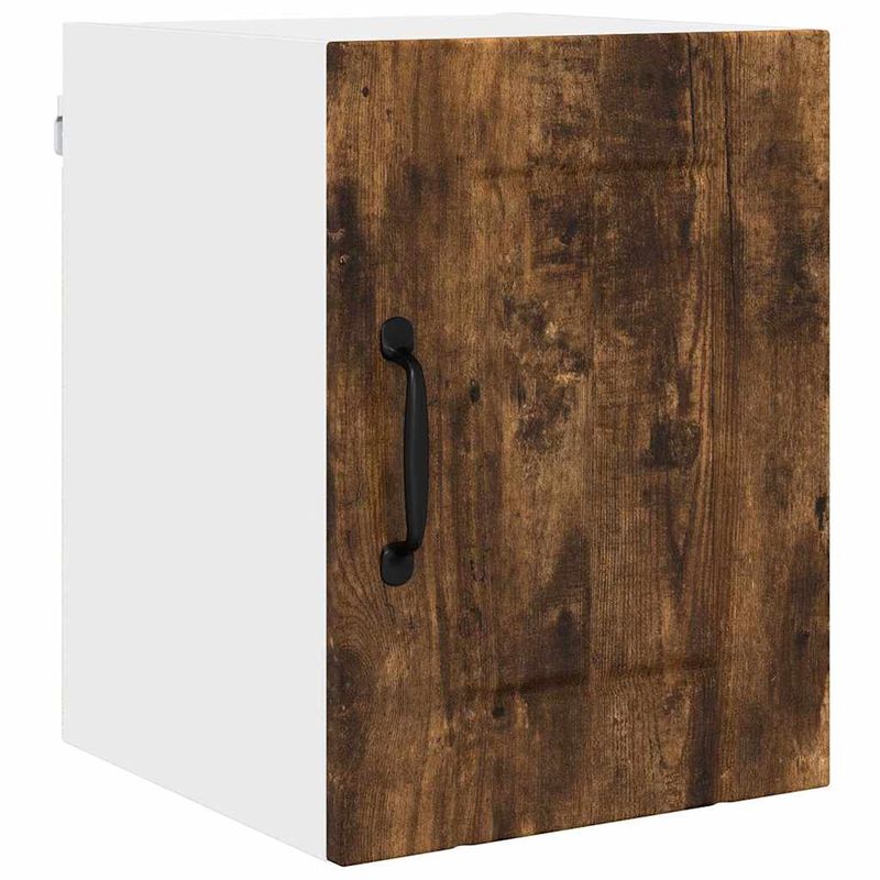 Casa si Gradina - Mobilier - Comode si corpuri - Corpuri bucatarie - Dulap suspendat de bucatarie cu raft 2 pcs Stejar fumuriu - Infinity.ro