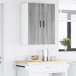Casa si Gradina - Mobilier - Comode si corpuri - Corpuri bucatarie - Dulap suspendat de bucatarie cu raft Gri Sonoma 60 x 31 x 80 cm - Infinity.ro