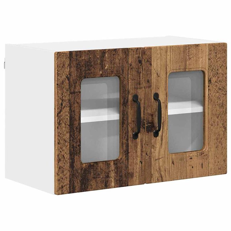 Casa si Gradina - Mobilier - Comode si corpuri - Corpuri bucatarie - Dulap suspendat de bucatarie 2 pcs Lemn Vechi 60 x 31 x 40 cm - Infinity.ro
