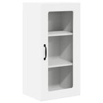 Casa si Gradina - Mobilier - Comode si corpuri - Corpuri bucatarie - Dulap suspendat de bucatarie cu raft Alb lucios 40 x 31 x 80 cm - Infinity.ro