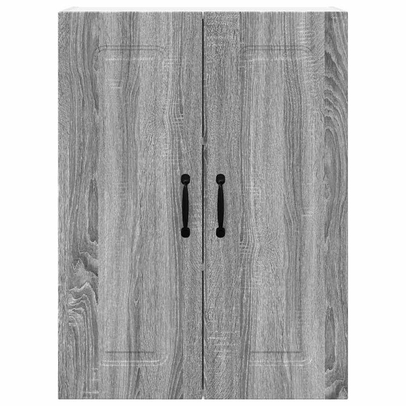 Casa si Gradina - Mobilier - Comode si corpuri - Corpuri bucatarie - Dulap suspendat de bucatarie cu raft Gri Sonoma 60 x 31 x 80 cm - Infinity.ro