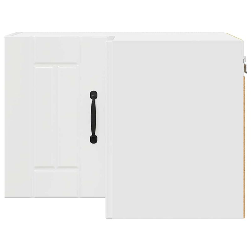 Casa si Gradina - Mobilier - Comode si corpuri - Corpuri bucatarie - Dulap suspendat de bucatarie cu raft Alb lucios 57 x 57 x 40 cm - Infinity.ro