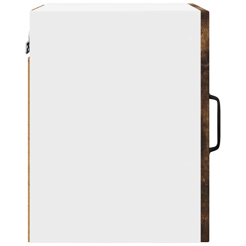 Casa si Gradina - Mobilier - Comode si corpuri - Corpuri bucatarie - Dulap suspendat de bucatarie cu raft 2 pcs Stejar fumuriu - Infinity.ro