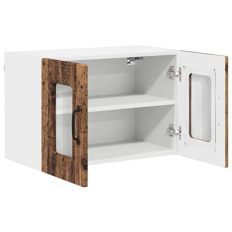Casa si Gradina - Mobilier - Comode si corpuri - Corpuri bucatarie - Dulap suspendat de bucatarie 2 pcs Lemn Vechi 60 x 31 x 40 cm - Infinity.ro