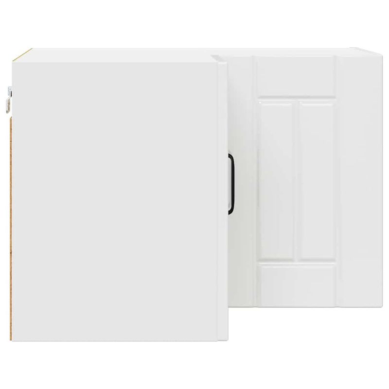 Casa si Gradina - Mobilier - Comode si corpuri - Corpuri bucatarie - Dulap suspendat de bucatarie cu raft Alb lucios 57 x 57 x 40 cm - Infinity.ro