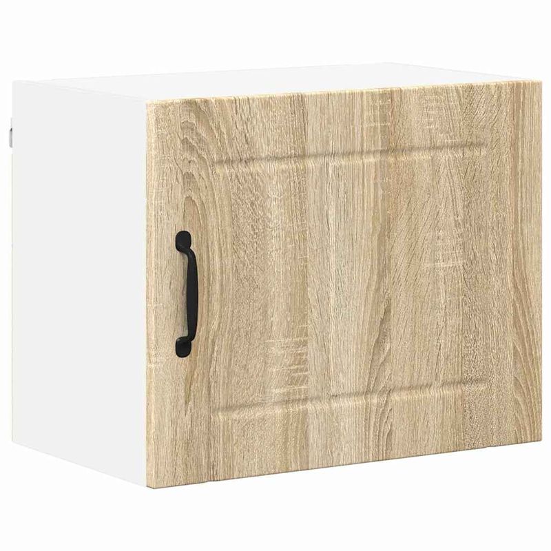 Casa si Gradina - Mobilier - Comode si corpuri - Corpuri bucatarie - Dulap suspendat de bucatarie cu raft 2 pcs Stejar Sonoma - Infinity.ro