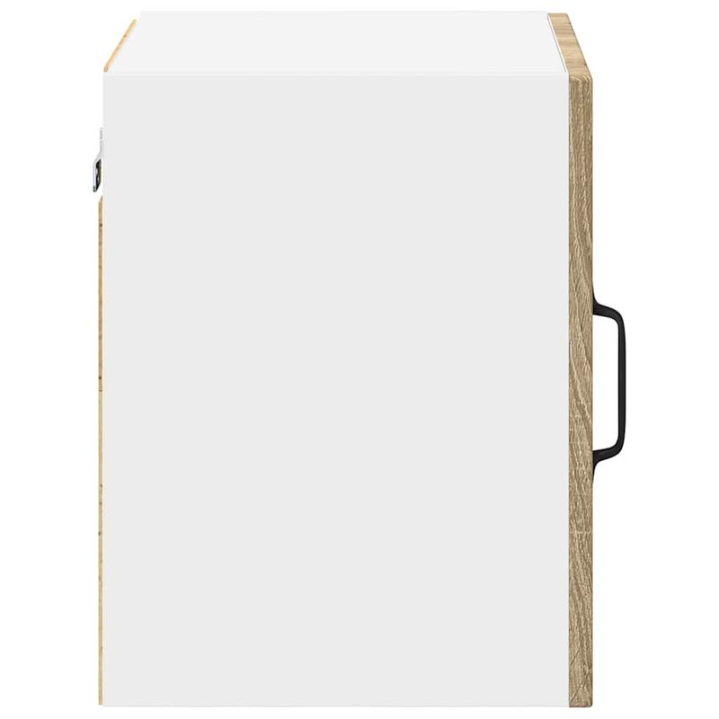 Casa si Gradina - Mobilier - Comode si corpuri - Corpuri bucatarie - Dulap suspendat de bucatarie cu raft 2 pcs Stejar Sonoma - Infinity.ro