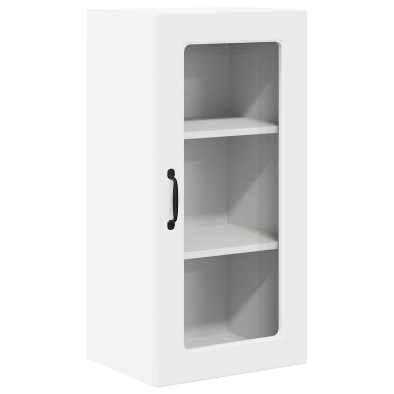 Casa si Gradina - Mobilier - Comode si corpuri - Corpuri bucatarie - Dulap suspendat de bucatarie cu raft 2 pcs Alb 40 x 31 x 80 cm - Infinity.ro