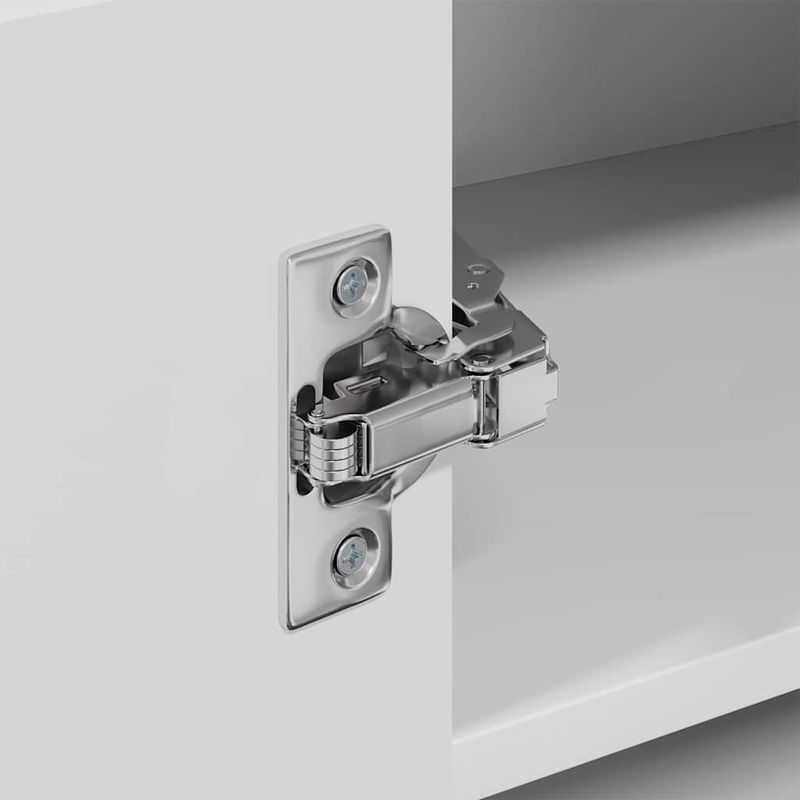 Casa si Gradina - Mobilier - Comode si corpuri - Corpuri bucatarie - Dulap suspendat de bucatarie cu raft Alb lucios 57 x 57 x 40 cm - Infinity.ro