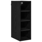 Casa si Gradina - Mobilier - Comode si corpuri - Corpuri bucatarie - Dulap suspendat cu raft Riga Stejar negru 20 x 29,5 x 60 cm - Infinity.ro