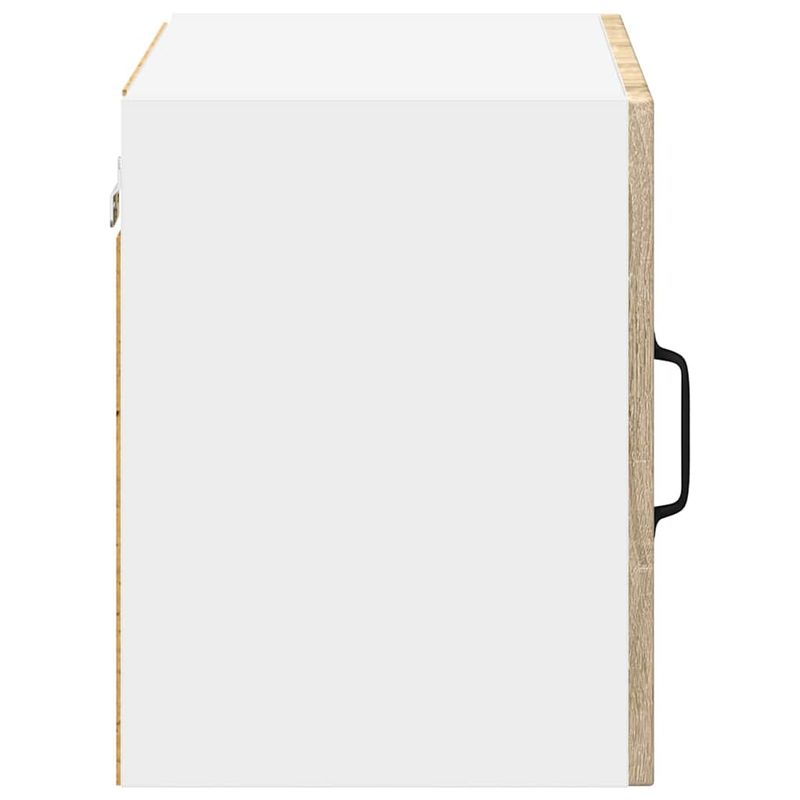 Casa si Gradina - Mobilier - Comode si corpuri - Corpuri bucatarie - Dulap suspendat de bucatarie cu raft 2 pcs Stejar Sonoma - Infinity.ro