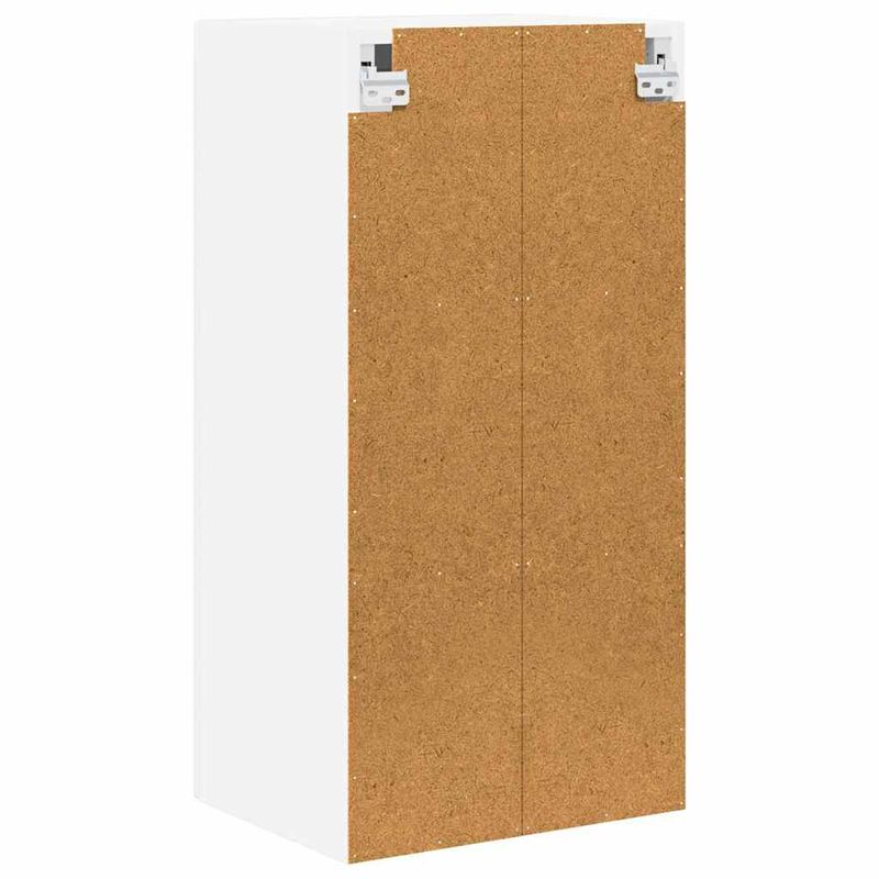 Casa si Gradina - Mobilier - Comode si corpuri - Corpuri bucatarie - Dulap suspendat de bucatarie cu raft Alb lucios 40 x 31 x 80 cm - Infinity.ro