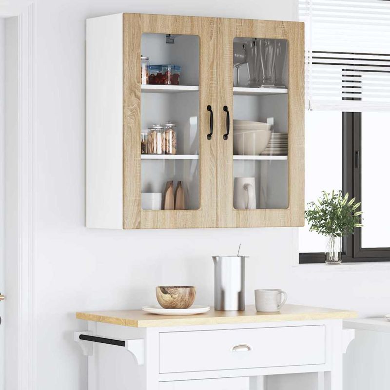 Casa si Gradina - Mobilier - Comode si corpuri - Corpuri bucatarie - Dulap suspendat de bucatarie Stejar Sonoma 40 x 31 x 80 cm - Infinity.ro
