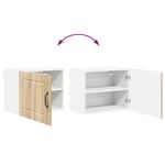 Casa si Gradina - Mobilier - Comode si corpuri - Corpuri bucatarie - Dulap suspendat de bucatarie cu raft 2 pcs Stejar Sonoma - Infinity.ro