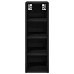 Casa si Gradina - Mobilier - Comode si corpuri - Corpuri bucatarie - Dulap suspendat cu raft Riga Stejar negru 20 x 29,5 x 60 cm - Infinity.ro