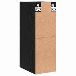 Casa si Gradina - Mobilier - Comode si corpuri - Corpuri bucatarie - Dulap suspendat cu raft Riga Stejar negru 20 x 29,5 x 60 cm - Infinity.ro