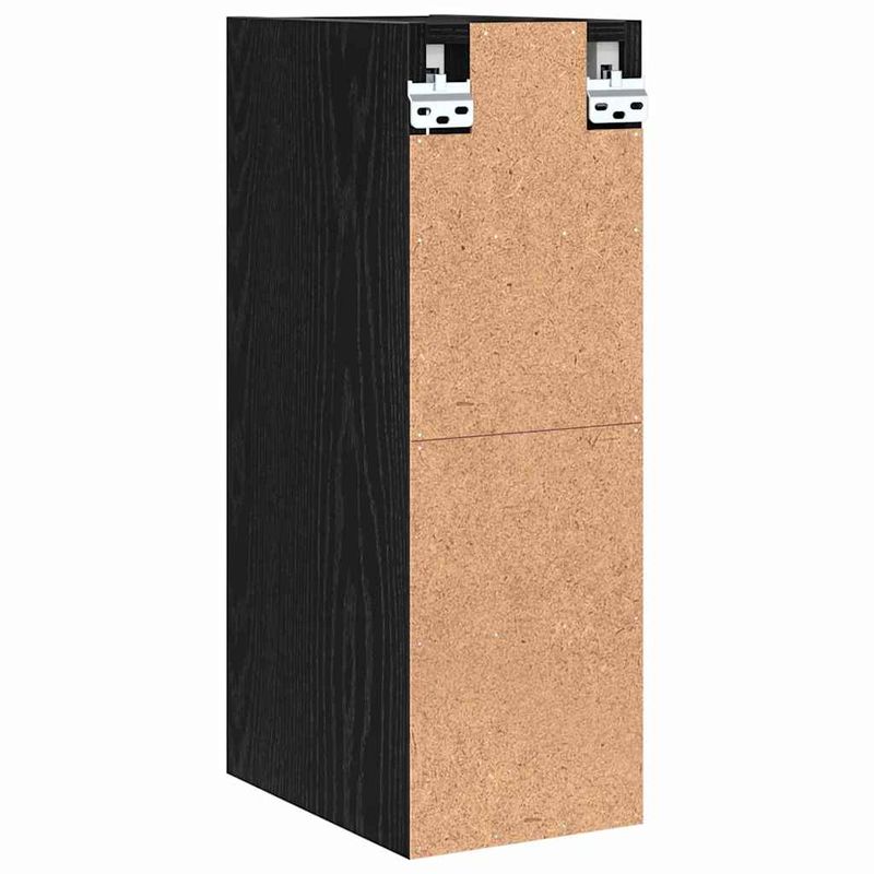 Casa si Gradina - Mobilier - Comode si corpuri - Corpuri bucatarie - Dulap suspendat cu raft Riga Stejar negru 20 x 29,5 x 60 cm - Infinity.ro