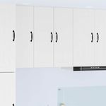 Casa si Gradina - Mobilier - Comode si corpuri - Corpuri bucatarie - Dulap suspendat de bucatarie cu raft Alb lucios 30 x 31 x 80 cm - Infinity.ro