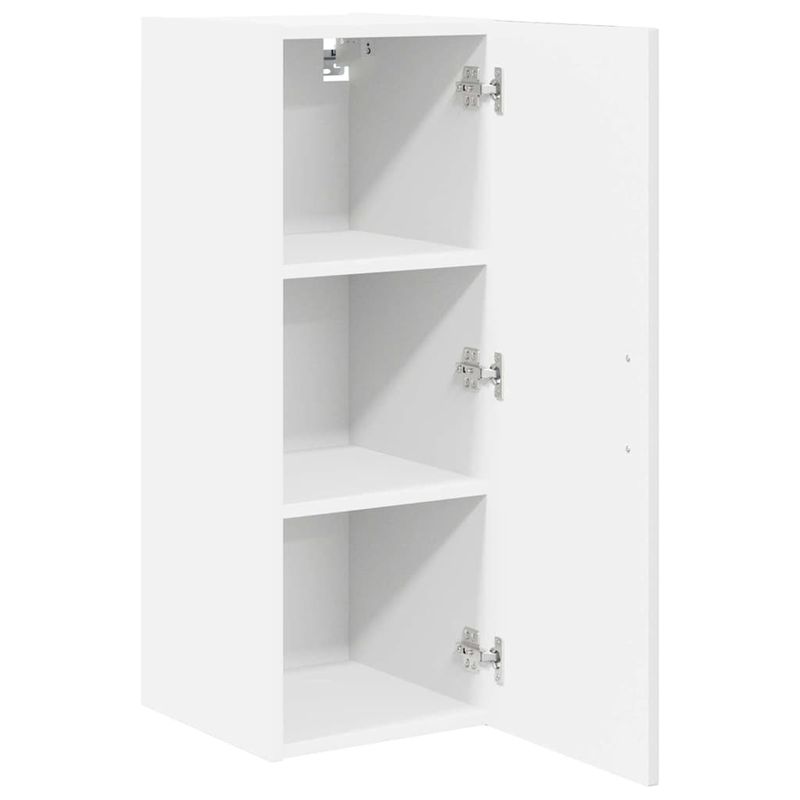 Casa si Gradina - Mobilier - Comode si corpuri - Corpuri bucatarie - Dulap suspendat de bucatarie cu raft Alb lucios 30 x 31 x 80 cm - Infinity.ro